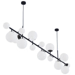 Brass Glass Globe Chandelier - Lamp Outdoor