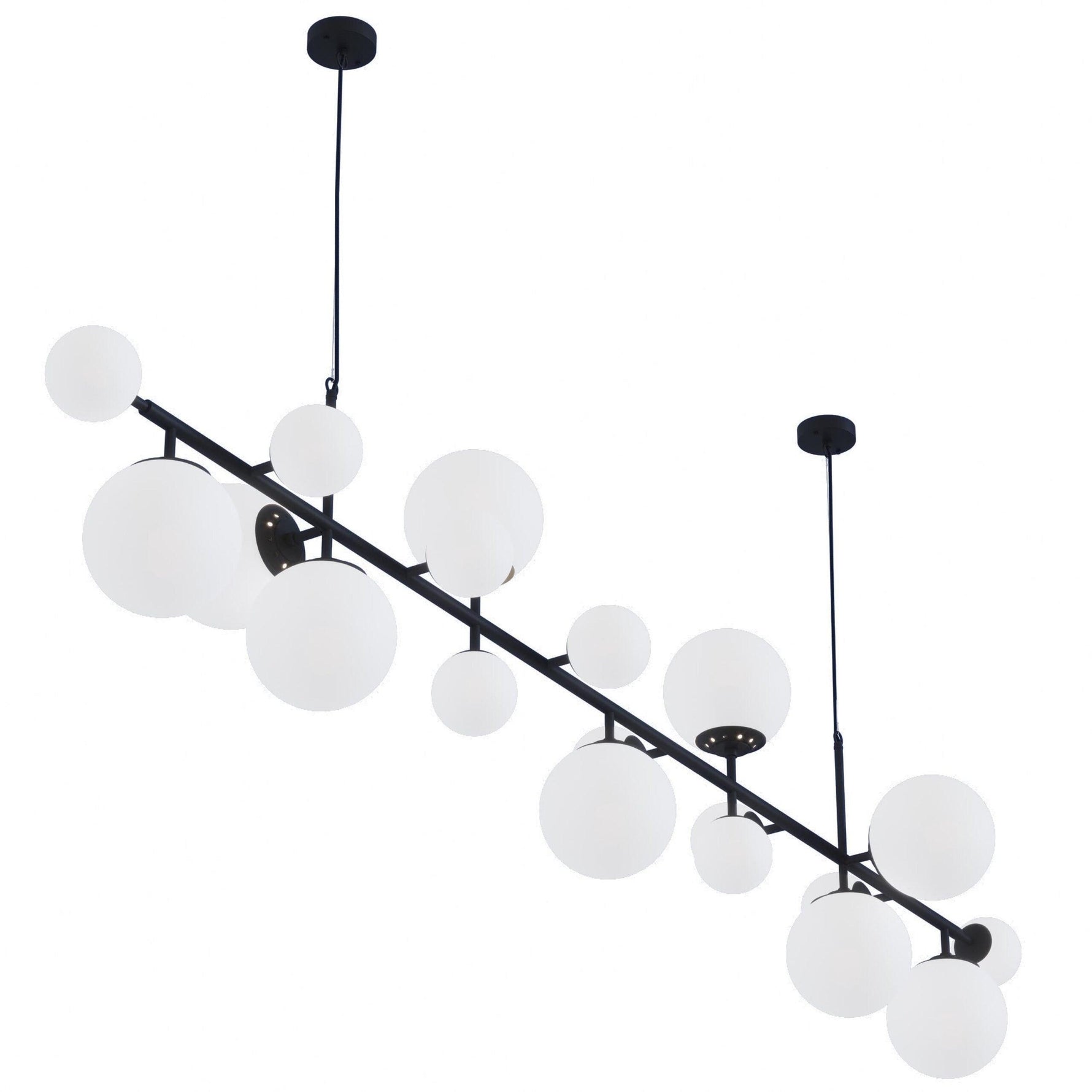 Brass Glass Globe Chandelier - Lamp Outdoor