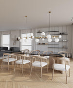 Brass Glass Globe Chandelier - Lamp Outdoor