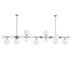 Brass Glass Globe Chandelier - Lamp Outdoor