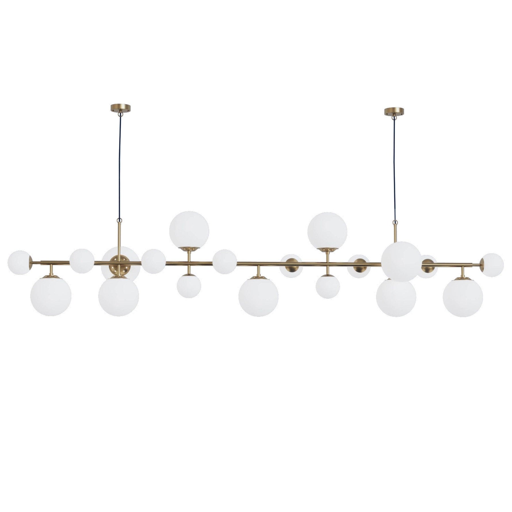 Brass Glass Globe Chandelier - Lamp Outdoor