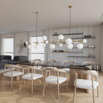 Brass Glass Globe Chandelier - Lamp Outdoor