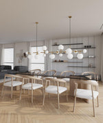 Brass Glass Globe Chandelier - Lamp Outdoor