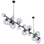 Brass Glass Globe Chandelier - Lamp Outdoor