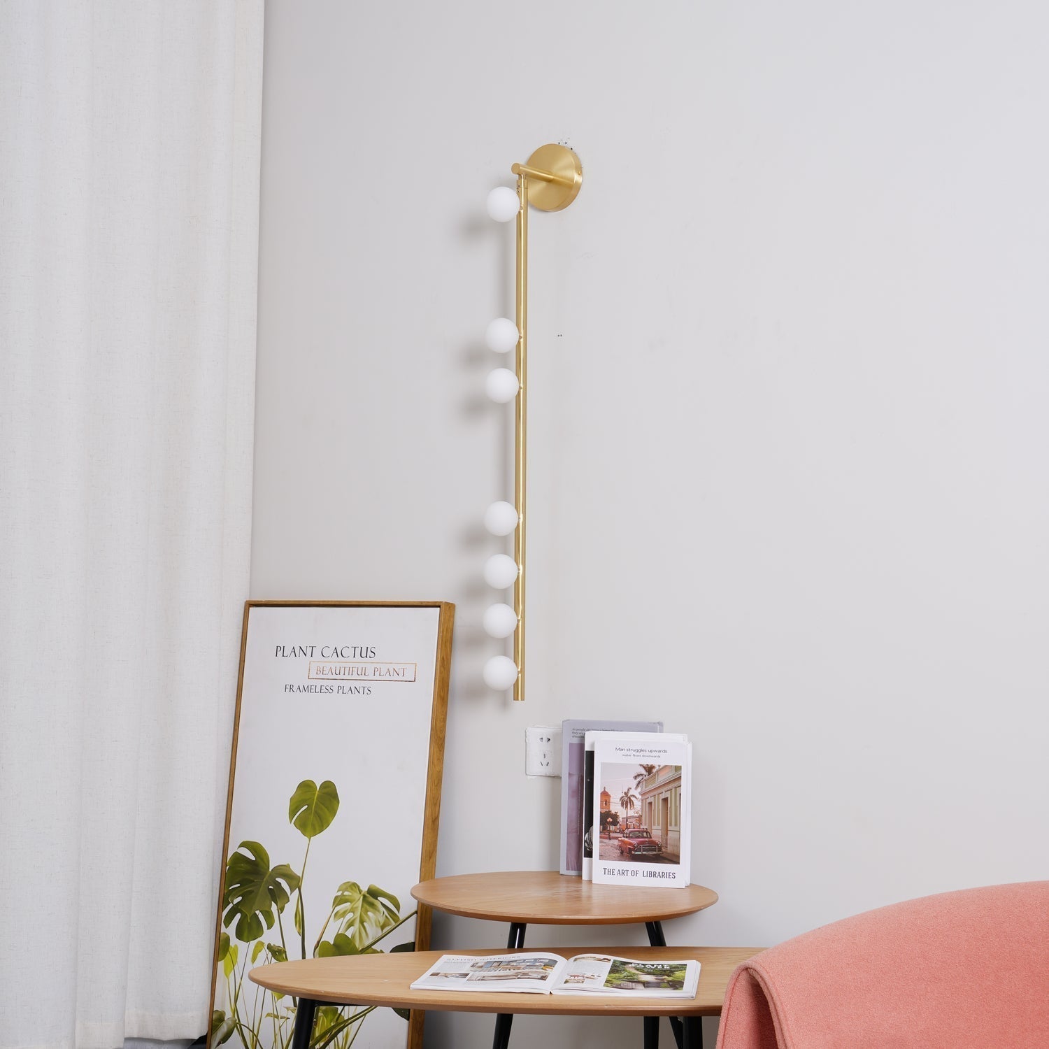 Brass Glass Tube Wall Lamp - Lamp Outdoor