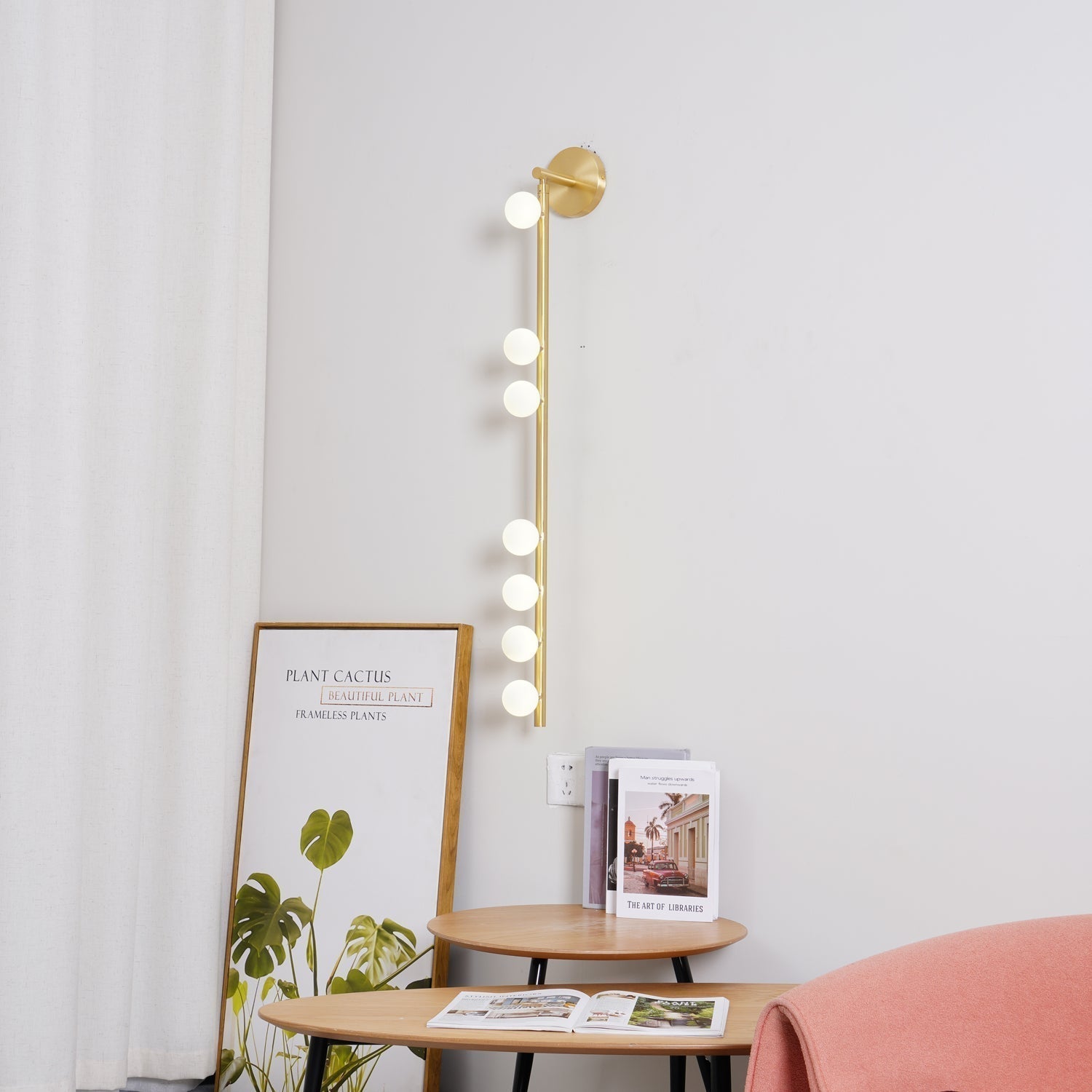 Brass Glass Tube Wall Lamp - Lamp Outdoor