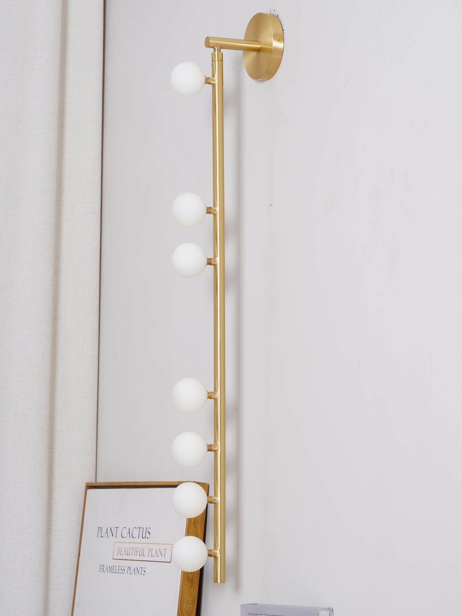 Brass Glass Tube Wall Lamp - Lamp Outdoor