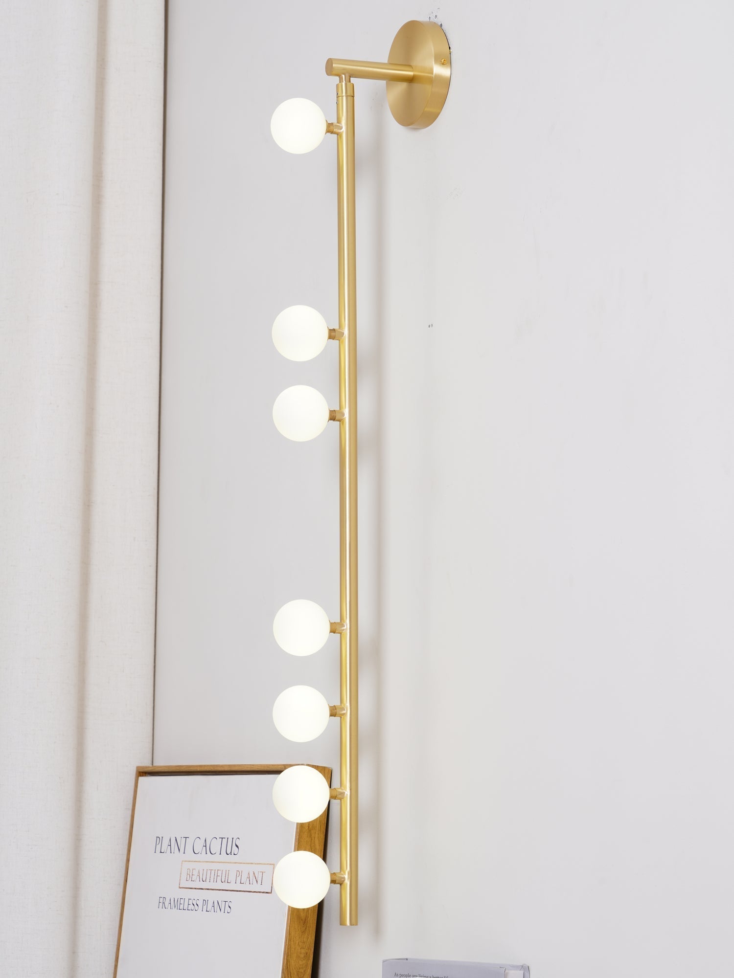 Brass Glass Tube Wall Lamp - Lamp Outdoor