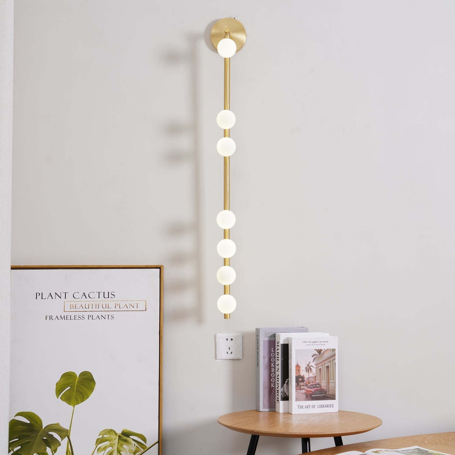 Brass Glass Tube Wall Lamp - Lamp Outdoor