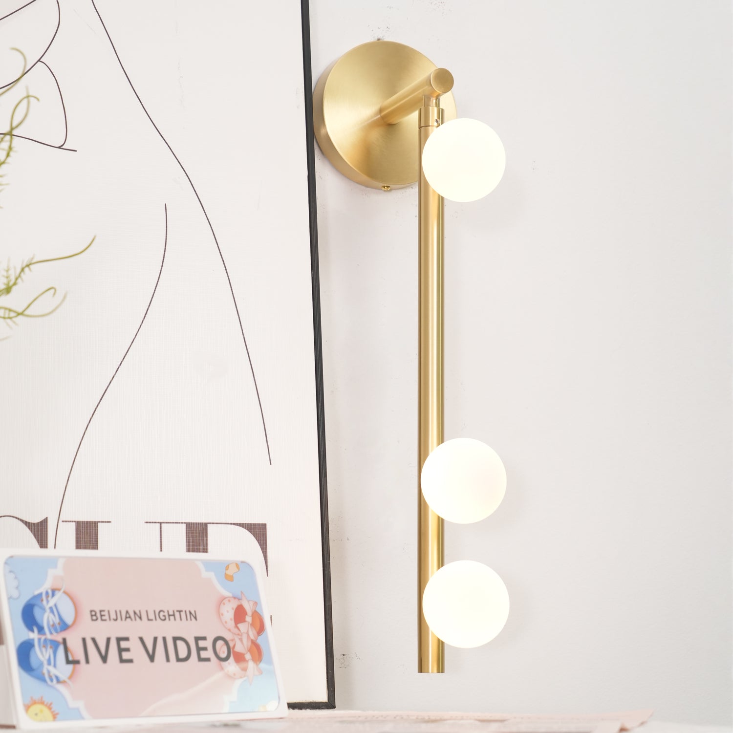 Brass Glass Tube Wall Lamp - Lamp Outdoor