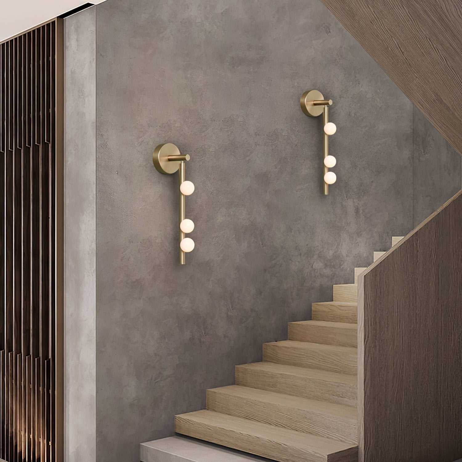 Brass Glass Tube Wall Lamp - Lamp Outdoor