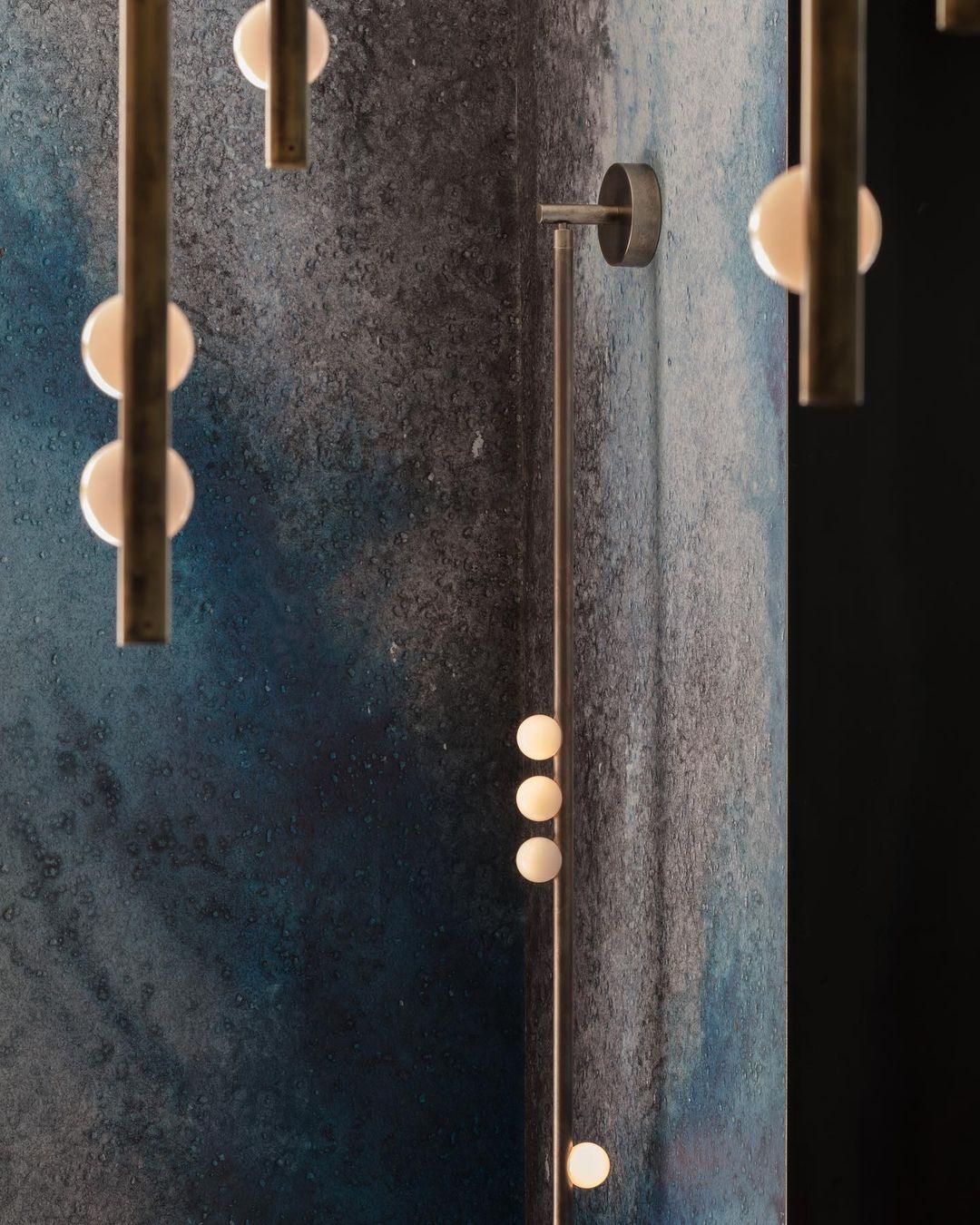 Brass Glass Tube Wall Lamp - Lamp Outdoor