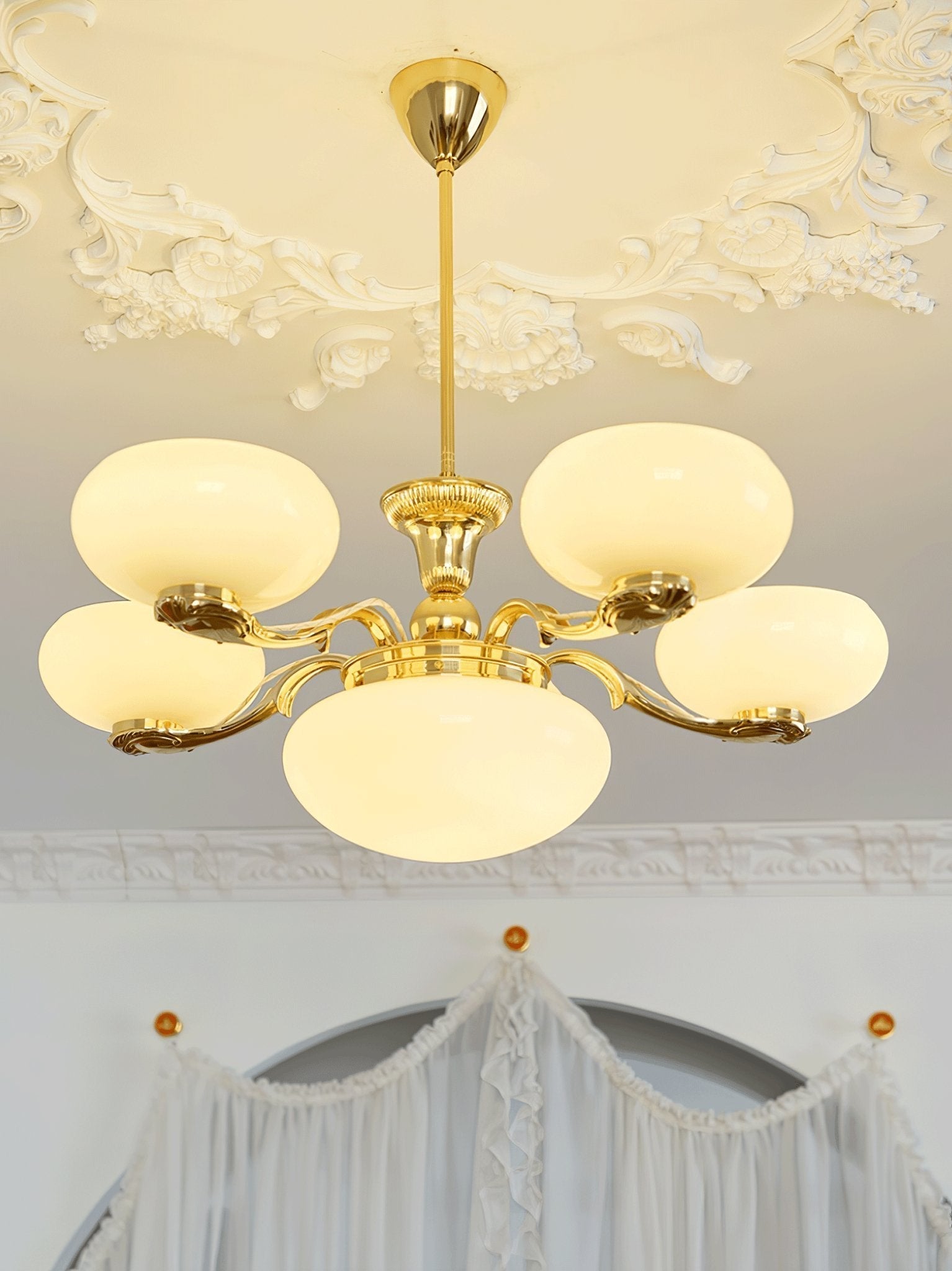 Ethan Luxury Glass Chandelier - Lamp Outdoor