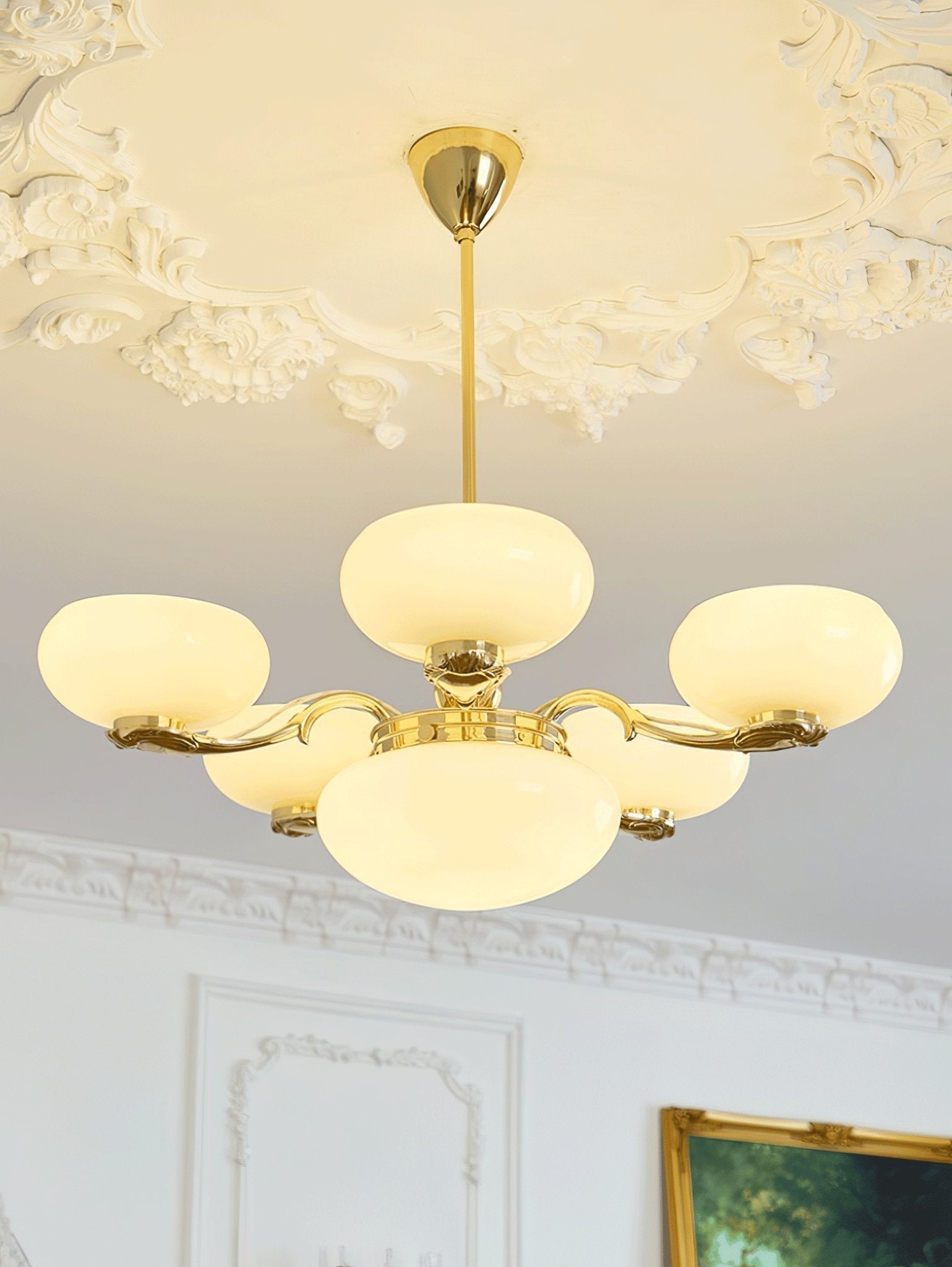 Ethan Luxury Glass Chandelier - Lamp Outdoor