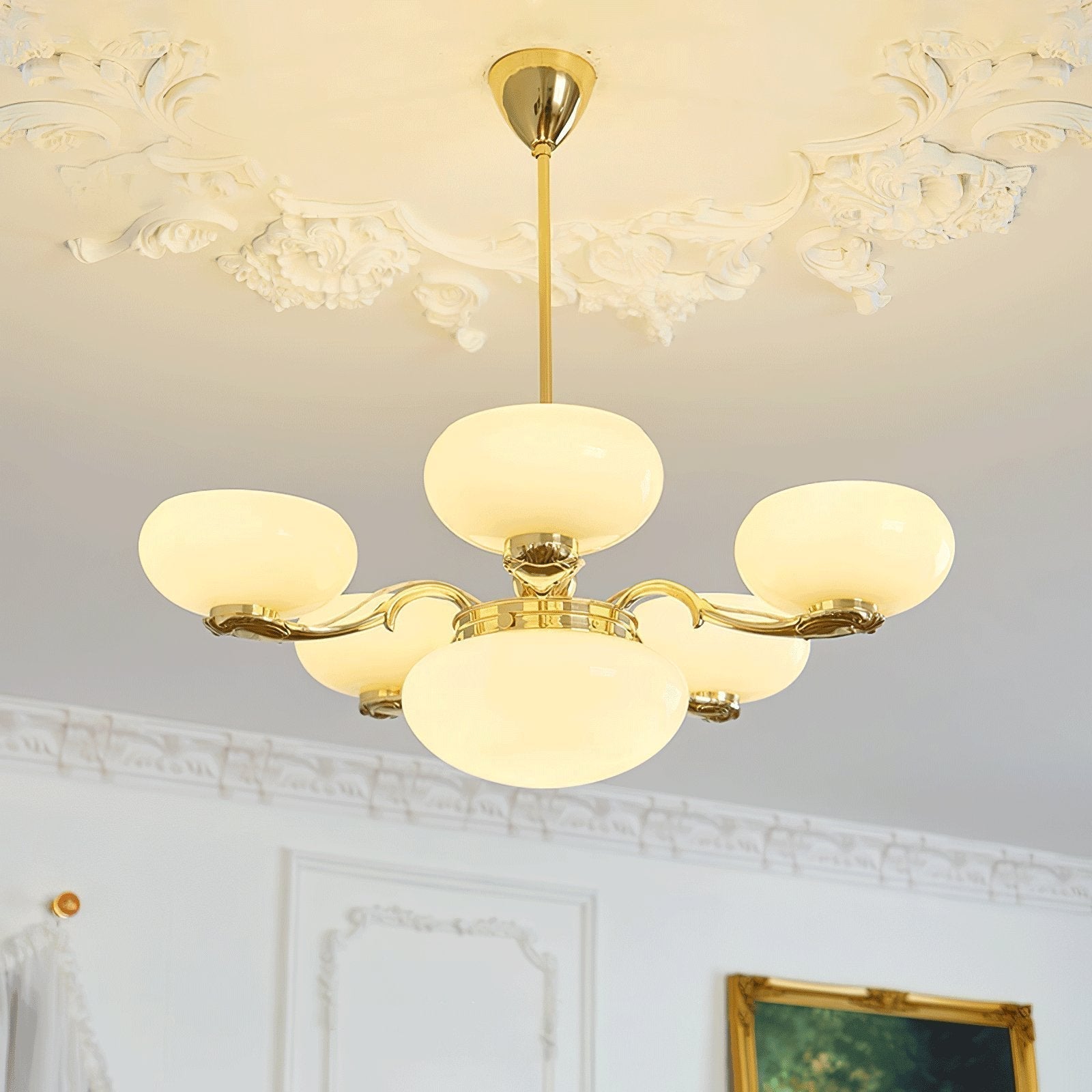 Ethan Luxury Glass Chandelier - Lamp Outdoor