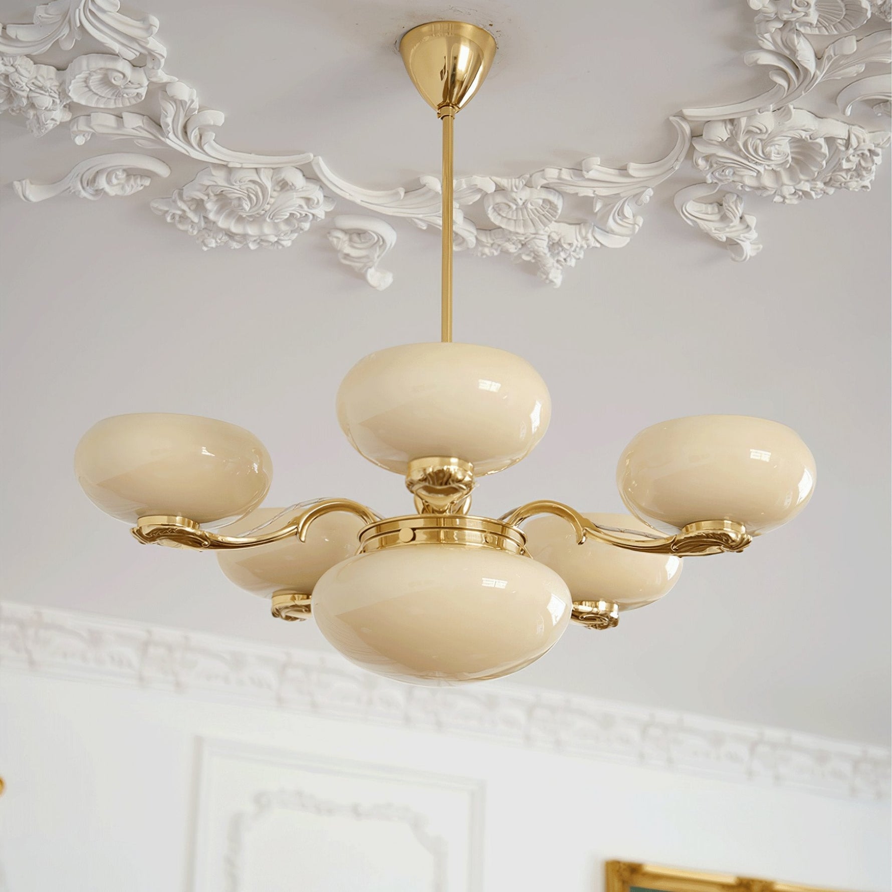Ethan Luxury Glass Chandelier - Lamp Outdoor