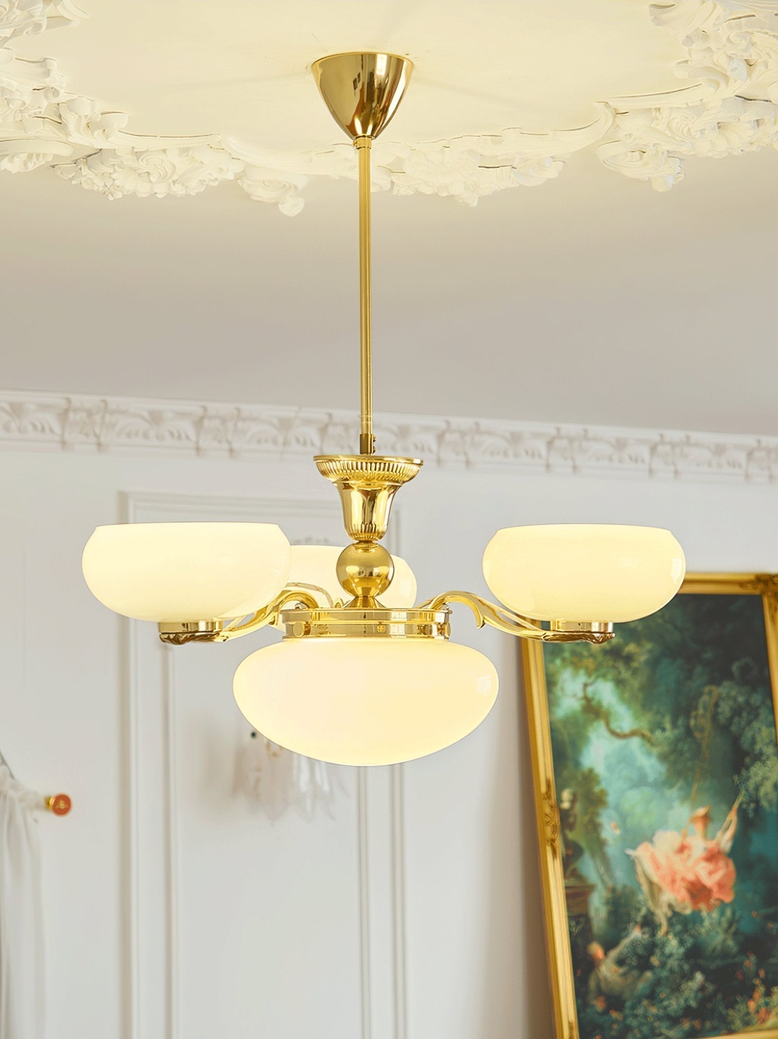 Ethan Luxury Glass Chandelier - Lamp Outdoor