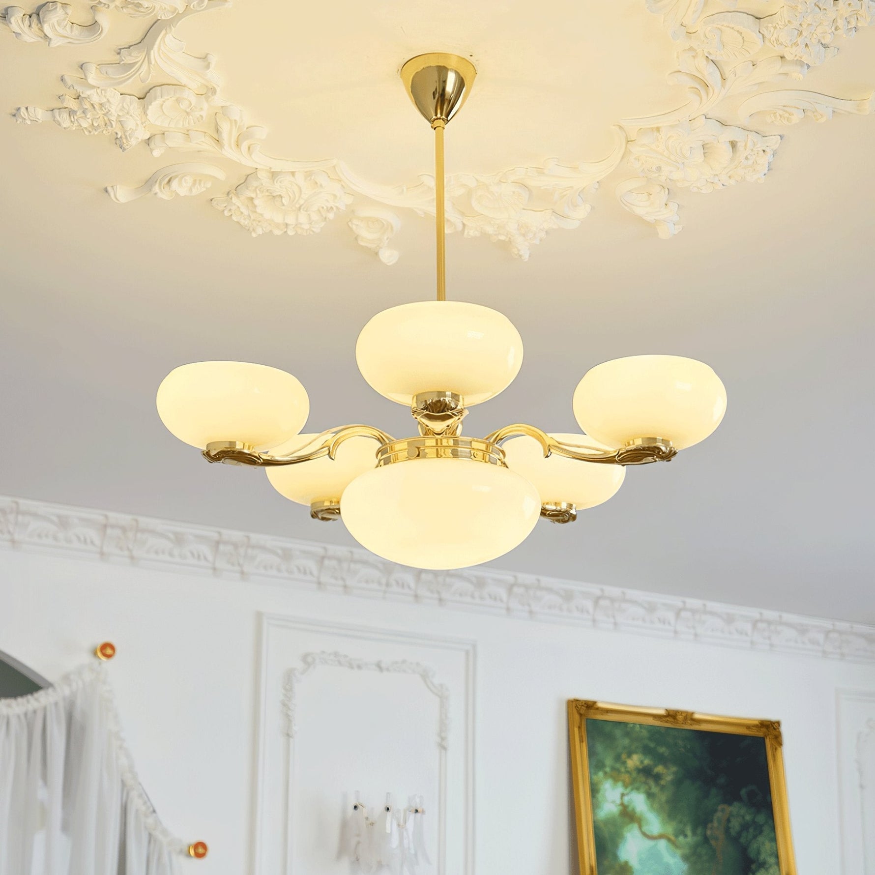Ethan Luxury Glass Chandelier - Lamp Outdoor