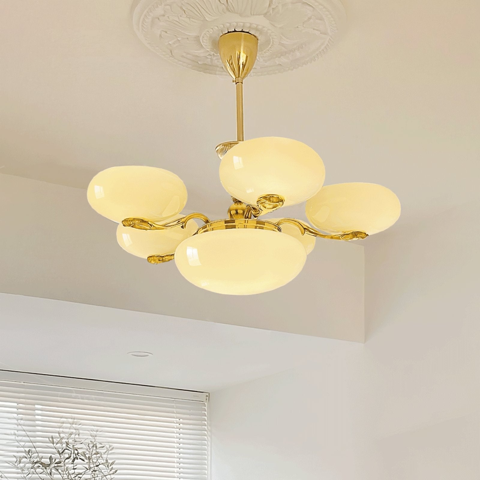 Ethan Luxury Glass Chandelier - Lamp Outdoor