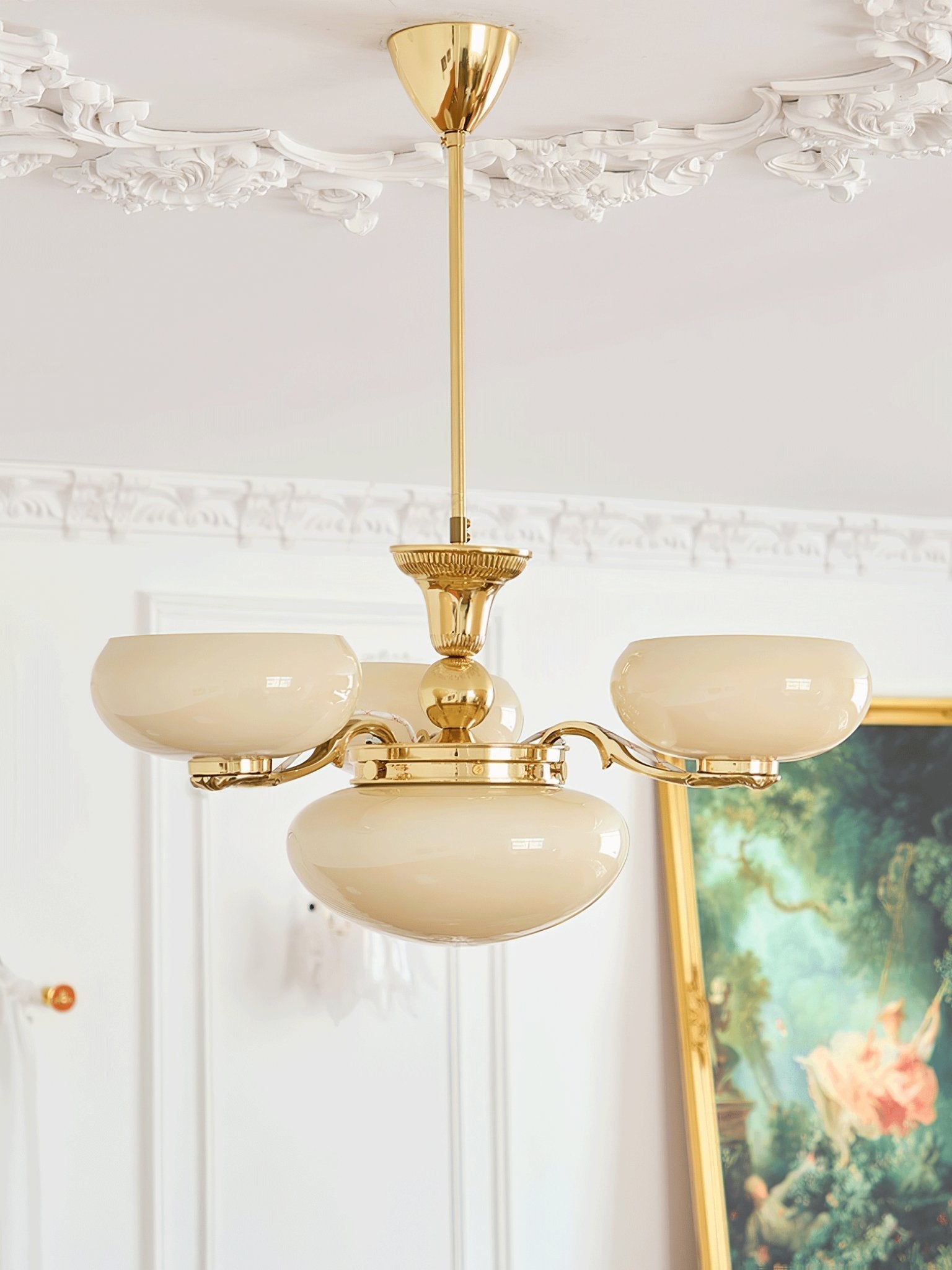 Ethan Luxury Glass Chandelier - Lamp Outdoor