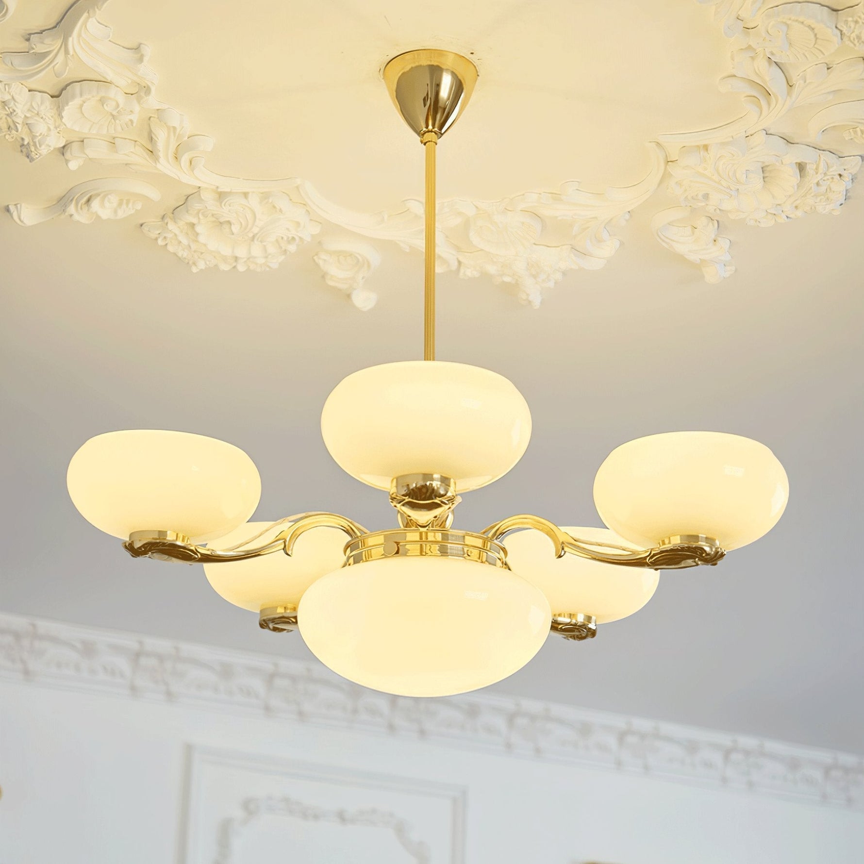 Ethan Luxury Glass Chandelier - Lamp Outdoor