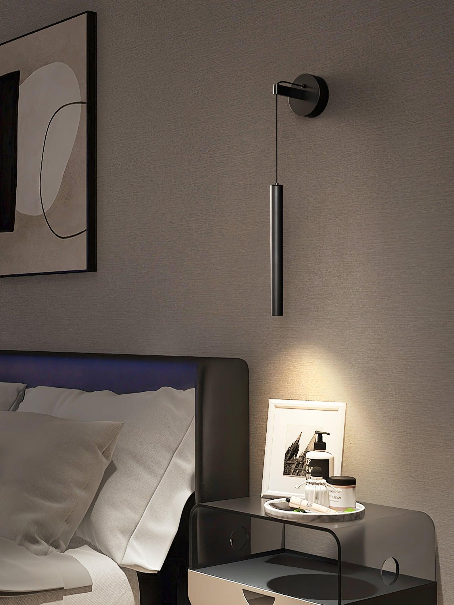 Thomasina Modern Minimalist Line Brass Wall Light - Letslighting