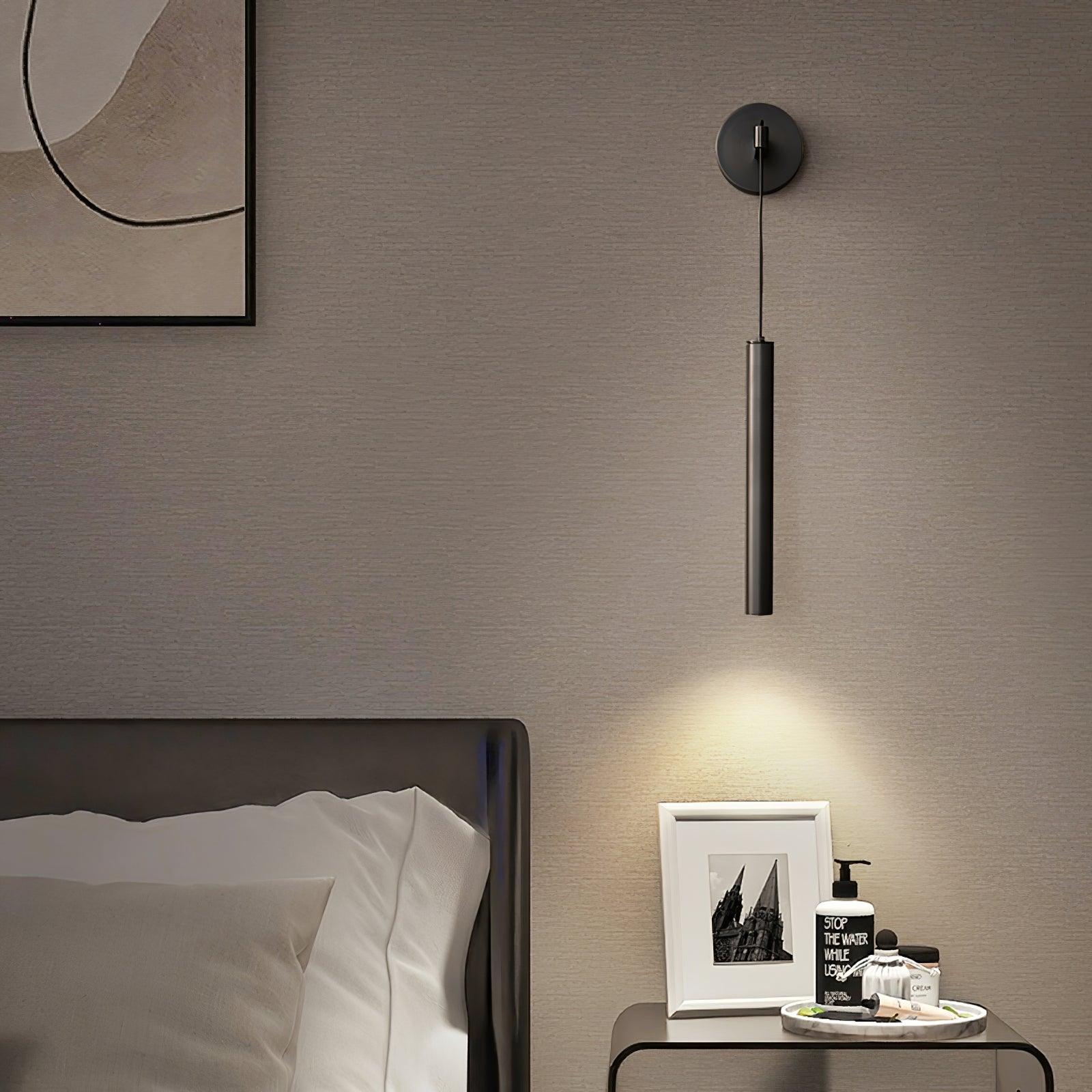 Thomasina Modern Minimalist Line Brass Wall Light - Letslighting