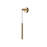 Thomasina Modern Minimalist Line Brass Wall Light - Letslighting