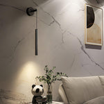 Thomasina Modern Minimalist Line Brass Wall Light - Letslighting