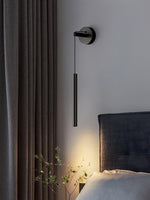 Thomasina Modern Minimalist Line Brass Wall Light - Letslighting