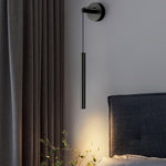 Thomasina Modern Minimalist Line Brass Wall Light - Letslighting