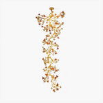 Aare Maple Branch Brass Crystal Chandelier - Lamp Outdoor