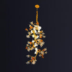 Aare Maple Branch Brass Crystal Chandelier - Lamp Outdoor