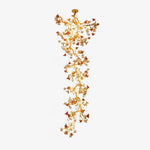 Aare Maple Branch Brass Crystal Chandelier - Lamp Outdoor