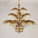 Odoraris Regal Brass Crystal Chandelier - Lamp Outdoor