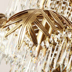 Odoraris Regal Brass Crystal Chandelier - Lamp Outdoor