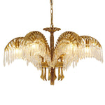 Odoraris Regal Brass Crystal Chandelier - Lamp Outdoor