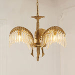 Odoraris Regal Brass Crystal Chandelier - Lamp Outdoor