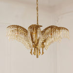 Odoraris Regal Brass Crystal Chandelier - Lamp Outdoor