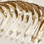 Odoraris Regal Brass Crystal Chandelier - Lamp Outdoor