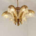 Odoraris Regal Brass Crystal Chandelier - Lamp Outdoor