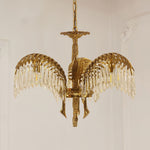 Odoraris Regal Brass Crystal Chandelier - Lamp Outdoor
