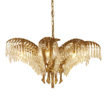 Odoraris Regal Brass Crystal Chandelier - Lamp Outdoor