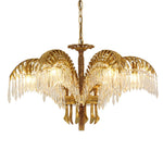 Odoraris Regal Brass Crystal Chandelier - Lamp Outdoor