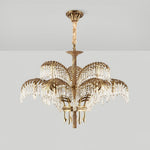 Odoraris Regal Brass Crystal Chandelier - Lamp Outdoor