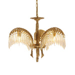 Odoraris Regal Brass Crystal Chandelier - Lamp Outdoor