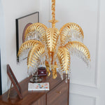 Odoraris Regal Brass Crystal Chandelier - Lamp Outdoor