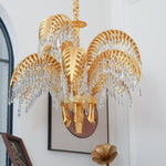 Odoraris Regal Brass Crystal Chandelier - Lamp Outdoor