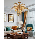 Odoraris Regal Brass Crystal Chandelier - Lamp Outdoor