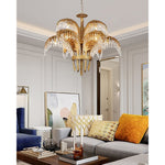 Odoraris Regal Brass Crystal Chandelier - Lamp Outdoor